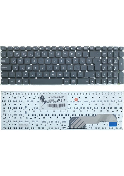 Asus K541UJ-GO590T, X541UJ-GO521T Klavye (Siyah)