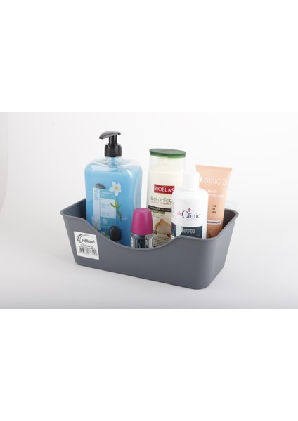 Yapışkanlı Kare Banyo Rafı