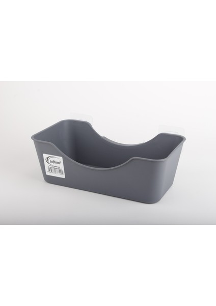 Yapışkanlı Kare Banyo Rafı