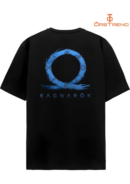 God Of War Ragnarök Baskılı Oversize Tişört modelleri