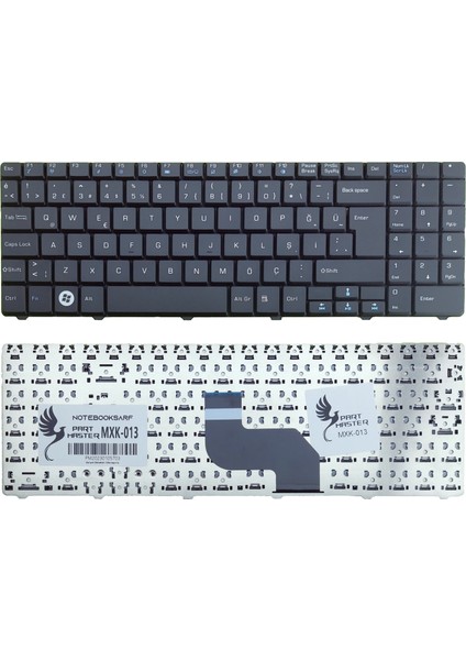 Casper CNY.3210-8L35V-S, CNB.2350-4KO5B Klavye (Siyah)