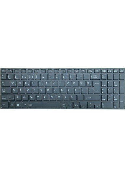 Toshiba Satellite C50-B-14D, C50-B-15U Klavye (Siyah)
