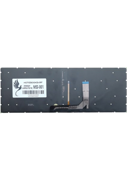 Msı GS65 Stealth Thin 8RF-086TR Notebook Klavye Işıklı -Kırmızı-