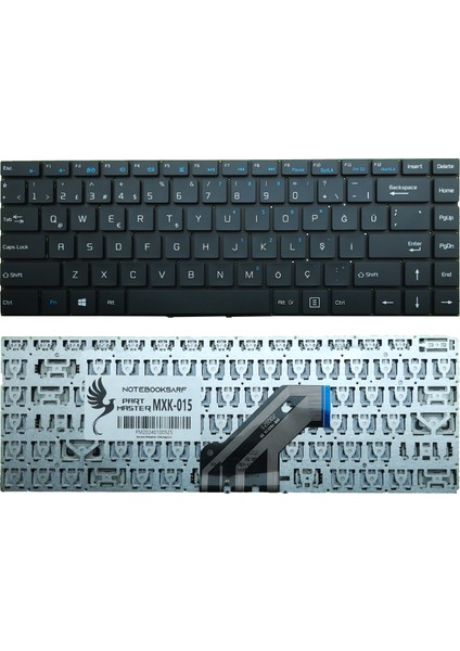 Casper Nirvana C350.5000-4D00B Notebook Klavye Ver.2