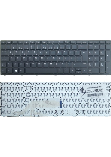 Hp Probook 450 G5, 455 G5, 470 G5 Klavye (Siyah)