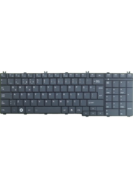Toshiba Satellite L755-1P1, L755-140, C660-1H8 Klavye (Siyah)