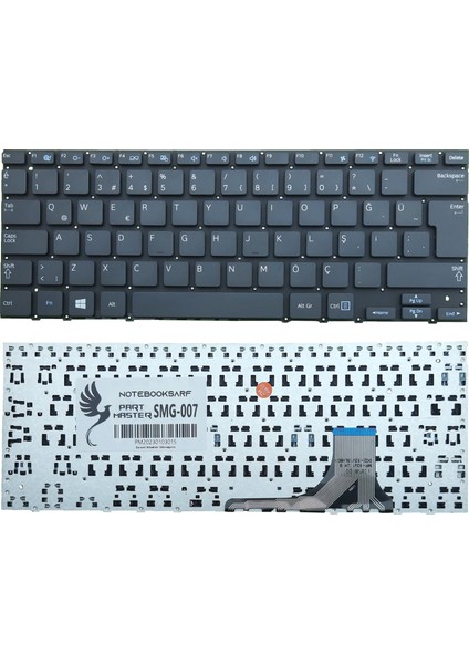 Samsung NP540U3C, NP530U3B Klavye (Siyah)