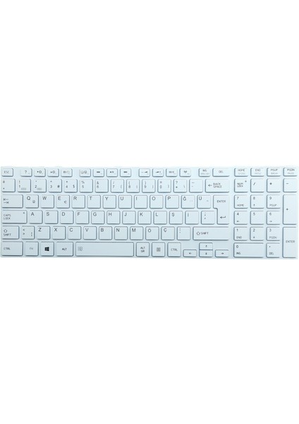Toshiba Satellite C855-25T, L855-D1M, L850-1TX Klavye (Beyaz)