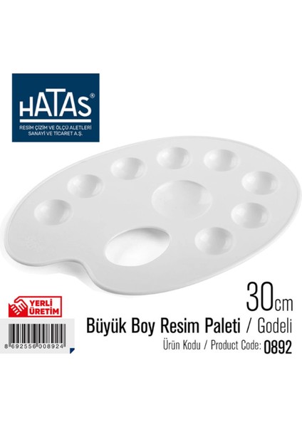 Lüks Akrilik Boya Seti 6X75 ml Artdeco Lu Set Ipek Fırçalı Canlı Renkler Büyük Resim Paletli