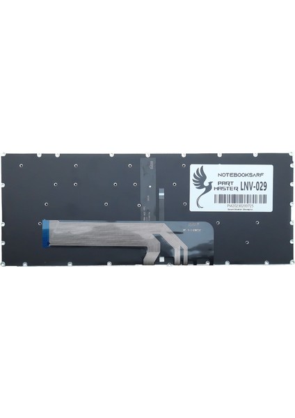 Lenovo Yoga C740-14IML 81TC006ATX Notebook Klavye Işıklı -Füme-