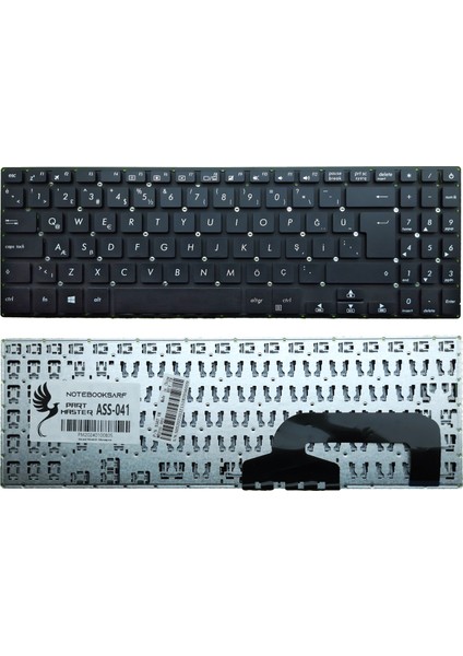 Asus F507UF, R507LA, R507UF Notebook Klavye Siyah