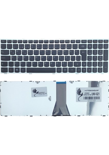 Lenovo G70-35, G7035 Type 80Q5 Klavye (Gümüş)