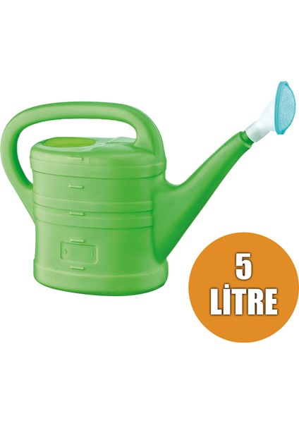 Bahçe Sulama Bidonu 5 Litre Su Kovası Yağmurlama Sulama Kabı
