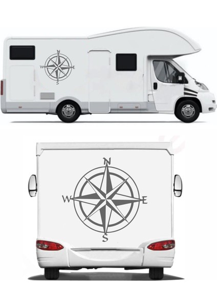 Pusula 4x4 Offroad Adventure Kamp Araba Oto Karavan Motosiklet Sticker 00080 modelleri