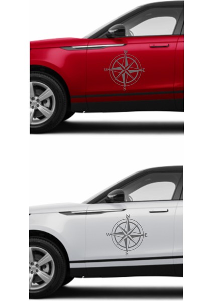 Pusula 4x4 Offroad Adventure Kamp Araba Oto Karavan Motosiklet Sticker 00080 fırsatları