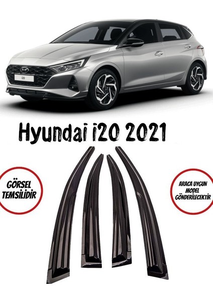 Hyundai I20 Cam Rüzgarlığı 2021-2022 Arası 4lü Takım