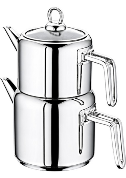 Çelik Çaydanlık Thales Gold Mini