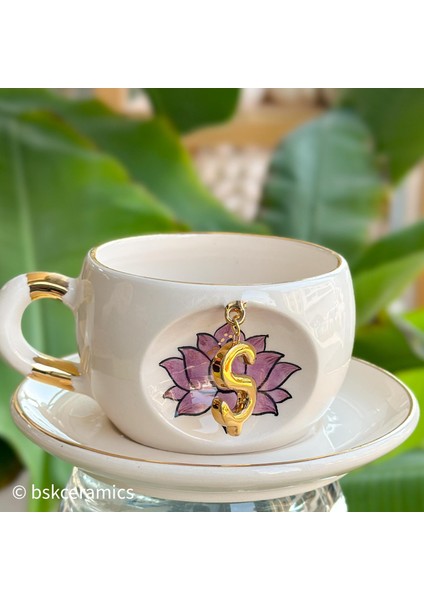 Harfli Lotus Çay Fincanı “ınner Peace”