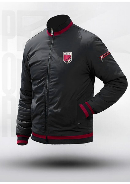 Sportif Armalı Mevsimlik Erkek Mont Siyah fiyatları