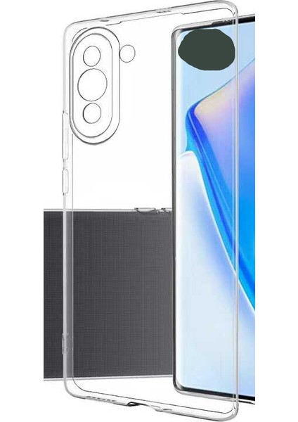 Huawei Nova 12S Kılıf Kamera Korumalı Şeffaf Yumuşak Silikon Kılıf
