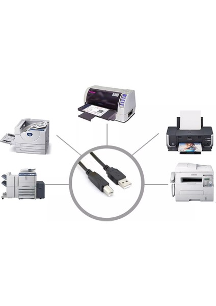 1.5 M USB Yazıcı Kablosu USB 2.0 Yazıcı Tarayıcı Kablosu indirimleri