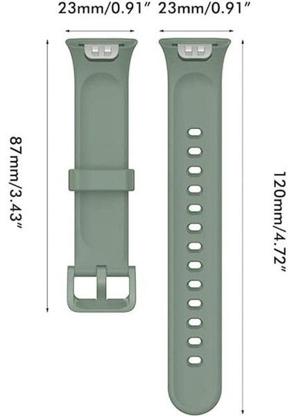 Xiaomi Mi Band 7 Pro Uyumlu Tpu Silikon Kordon Kayış - Klasik Model