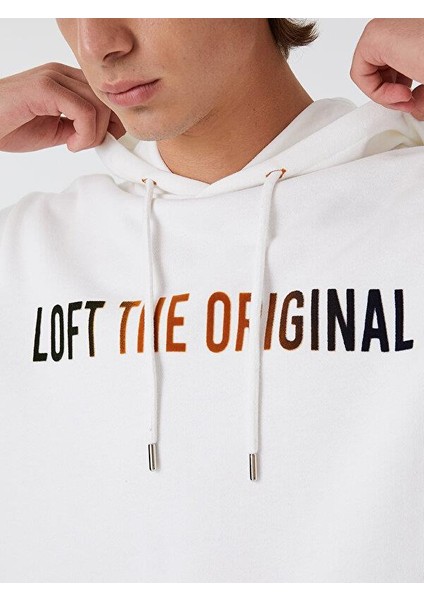 Beyaz Erkek Sweatshirt LF 2030979