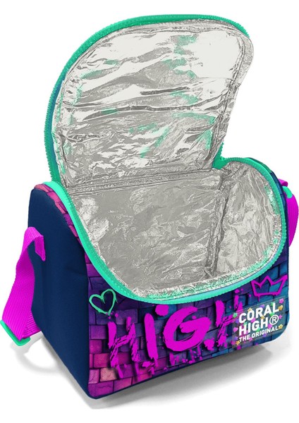 3'lü Okul Çanta Seti Pembe Lacivert Grafiti Tasarım 18 Litre Kapasiteyle Çocuklar İçin fırsatları