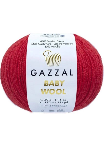 Baby Wool El Örgü İpi | Alev Kırmızı 811