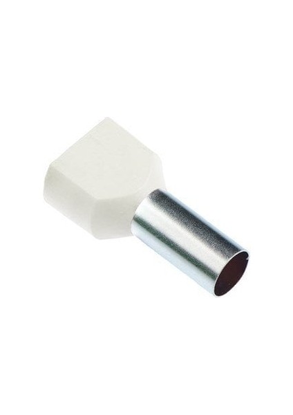 10MM Izoleli Çift Girişli Kablo Yüksükleri 100 Adet