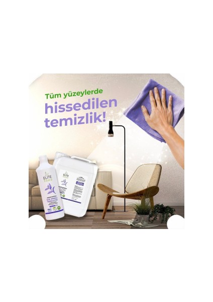 The Elite Home Organik Sertifikalı Çok Amaçlı Genel Temizleyici 750 ml , Kokusuz