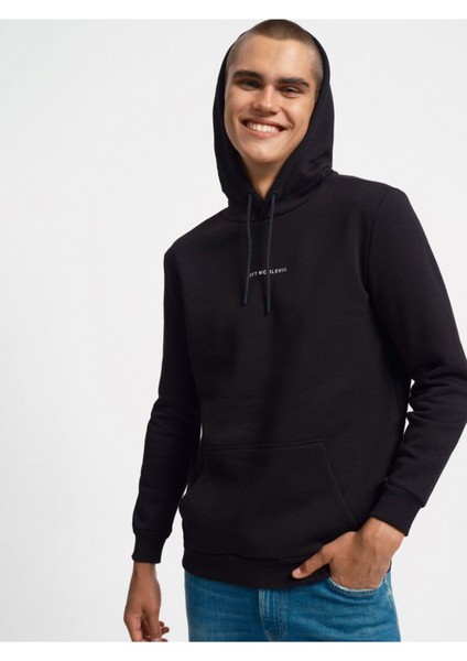 Siyah Erkek Sweatshirt LF 2034269