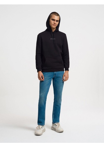 Siyah Erkek Sweatshirt LF 2034269