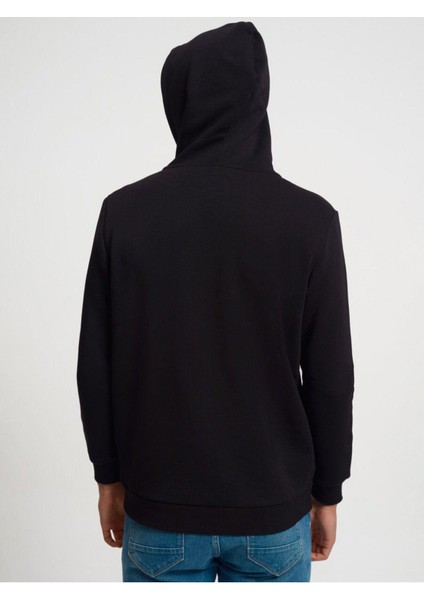 Siyah Erkek Sweatshirt LF 2034269