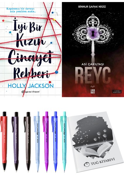 Asi Çakıltaşı 2 Reyc Binnur Şafak Nigiz ve Epsilon Yayınevi Iyi Bir Kızın Cinayet Rehberi Holly Jackson 2li Set