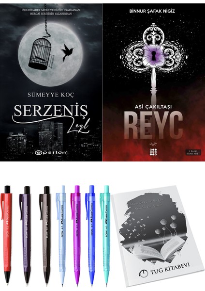 Asi Çakıltaşı 2 Reyc Binnur Şafak Nigiz ve Epsilon Yayınevi Serzeniş Leyl Sümeyye Koç 2li Set