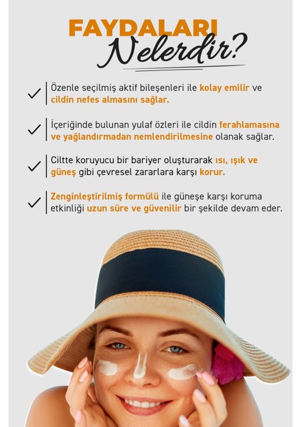 Çocuk ve Yetişkinler İçin Yüksek Korumalı Güneş Koruyucu Krem SPF50+ 200 ml