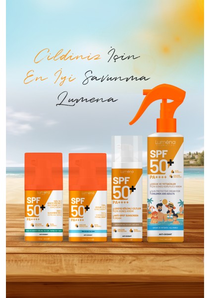 Çocuk ve Yetişkinler İçin Yüksek Korumalı Güneş Koruyucu Krem SPF50+ 200 ml