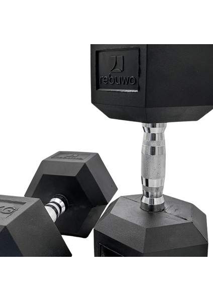 Kauçuk Altıgen Dambıl Hex Dumbbell 1 Adet