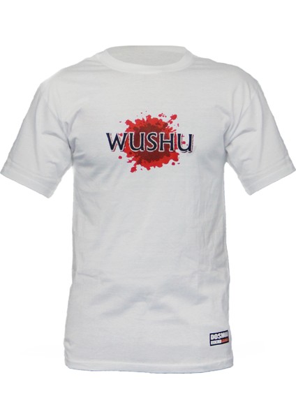 Baskılı Wushu Fitness Boks Muay Thai Antrenman Tişörtü Spor T-Shirt VST836