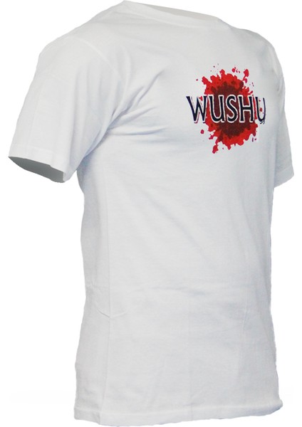 Baskılı Wushu Fitness Boks Muay Thai Antrenman Tişörtü Spor T-Shirt VST836