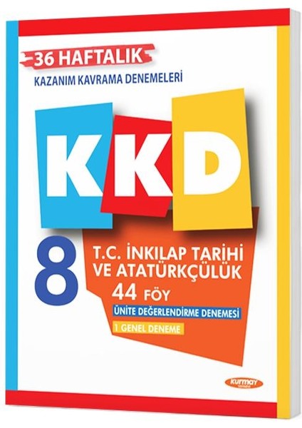 8.Sınıf T.C.İnkılap Tarihi ve Atatürkçülük Haftalık Kazanım Kavrama Denemeleri