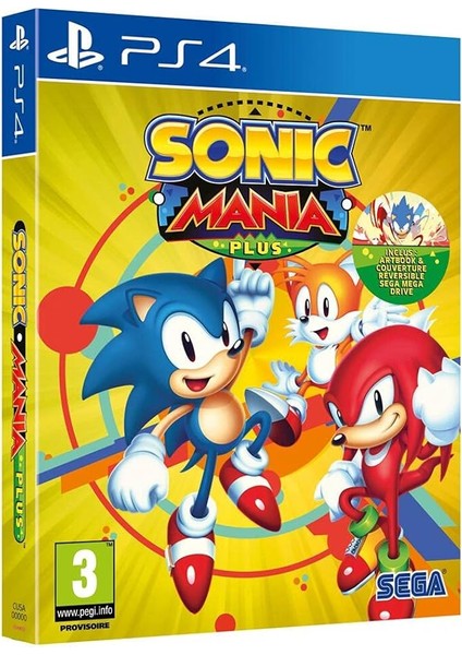 Sonic Mania Plus Kitapçıklı Özel Sürüm Paket Ps4 Oyun