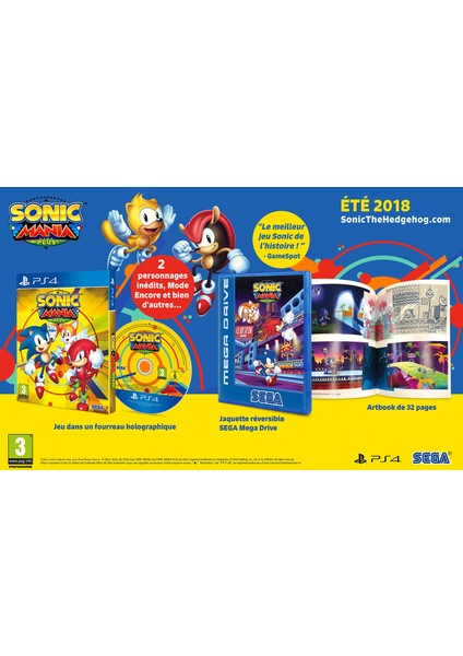 Sonic Mania Plus Kitapçıklı Özel Sürüm Paket Ps4 Oyun fiyatları
