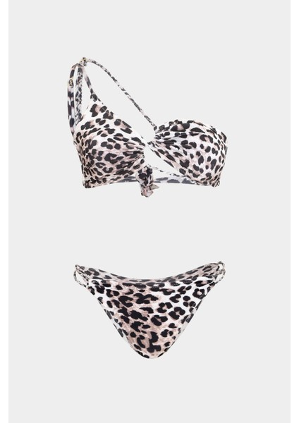 Premium Asimetrik Freya Slim Fit Kadın Bikini Üstü