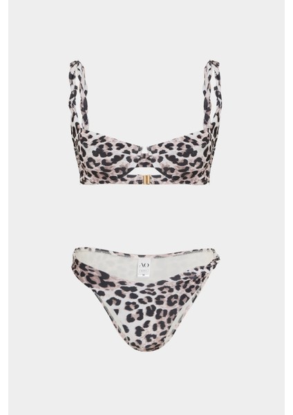 Premium Burgu Askı Detaylı Frıgg Fit Kadın Bikini Üstü