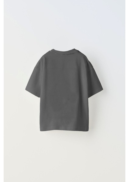 Cool Boys Yazılı Baskılı Füme Çocuk T-Shirt fiyatları