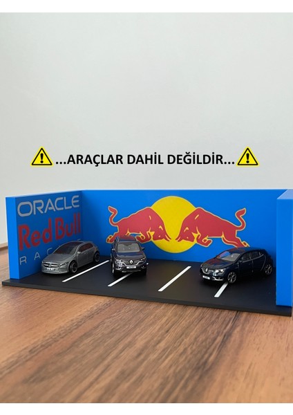 1/64 Ölçek Diaroma Araç Sergileme Garajı - Red Bull