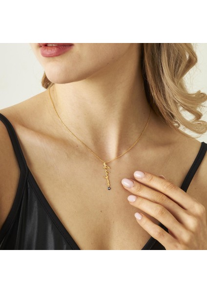 Nazar Boncuklu Imza Kolye indirimleri