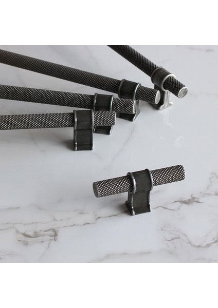 Hisar Eskitme Antik Gümüş Metal 128 mm Tırtık Mobilya Mutfak Çekmece Dolap Kulpu Kulbu Kulpları fırsatları